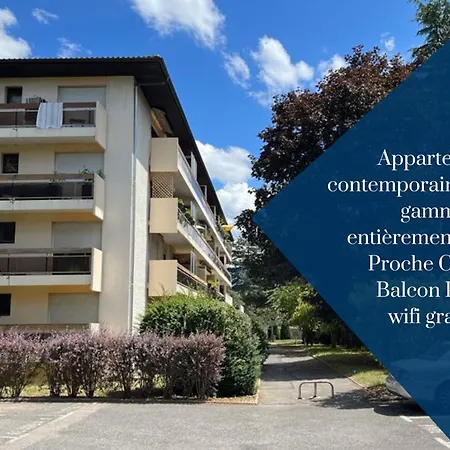 Apartmán Homey Santorin - Proche Centre - Balcon Prive - Wifi Gratuit
