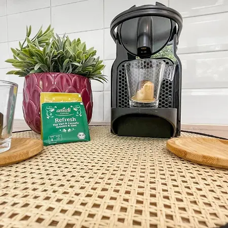 Apartmán Homey Santorin - Proche Centre - Balcon Prive - Wifi Gratuit
