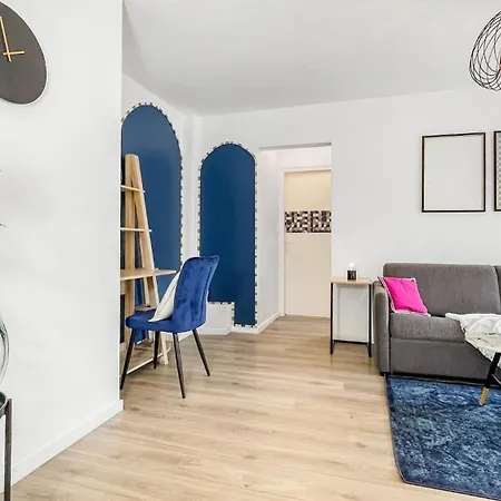 Homey Santorin - Proche Centre - Balcon Prive - Wifi Gratuit Apartmán Ambilly