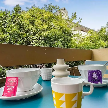 Homey Santorin - Proche Centre - Balcon Prive - Wifi Gratuit Apartmán